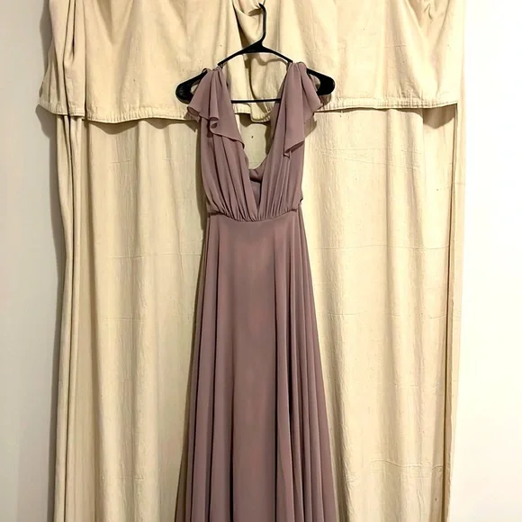 Lulus size S bridesmaid dress, light-purple/mauve